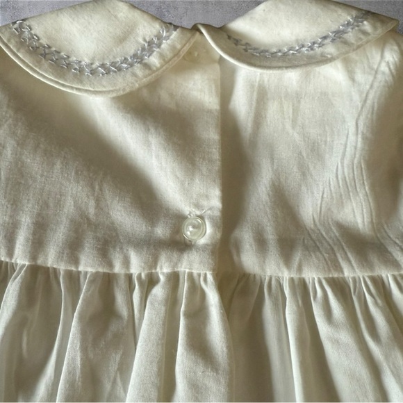 Strasburg Heirloom Dress White Smocked Lavender Embroidery Size 6M - NWT - Picture 6 of 10